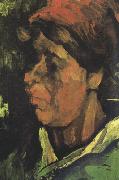 Vincent Van Gogh Head of a Peasant Woman with Dark Cap (nn040 Spain oil painting artist